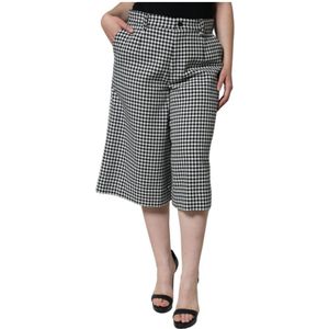 Dolce & Gabbana, Dames, Korte broeken, Veelkleurig, Maat: XL Katoen,