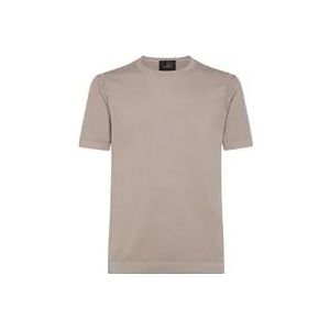 Peuterey Modieuze T-shirt , Beige , Heren , Maat: XS