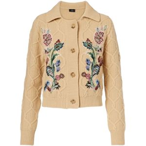 Etro, Dames, Truien, Beige, Maat: S Wol,