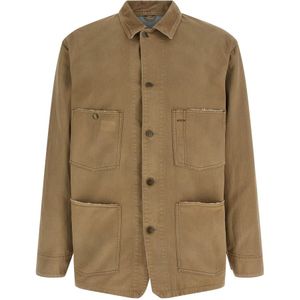 Maison Margiela, Heren, Jassen, Beige, Maat: M Katoen,