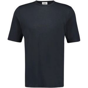 Saint Laurent, Heren, Tops, Zwart, Maat: M Katoen,