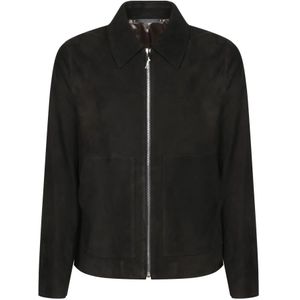 Paul Smith, Heren, Jassen, Zwart, Maat: L Suède,