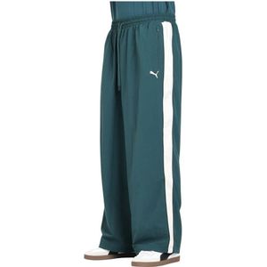 PUMA - T7 - Trainingsbroek - Groen - Oversized