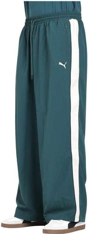 PUMA - T7 - Trainingsbroek - Groen - Oversized