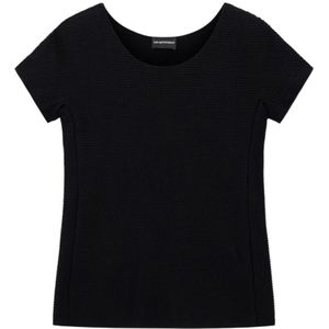 Emporio Armani, Dames, Tops, Zwart, Maat: M