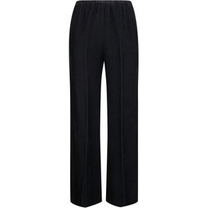 Forte Forte, Dames, Broeken, Blauw, Maat: XS Velours,