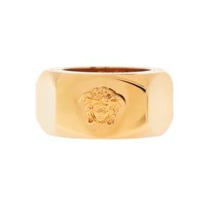 Versace Boutvormige ring , Yellow , unisex , Maat: 56 MM