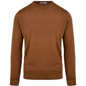 Filippo De Laurentiis, Heren, Sweatshirts & Hoodies, Bruin, Maat: 4XL