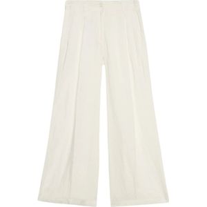 Oltre, Dames, Broeken, Wit, Maat: S Linnen,