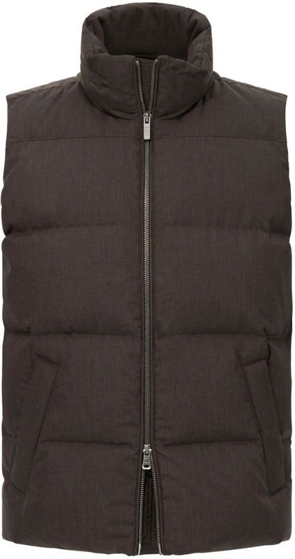 Boggi Milano - Oslo Gilet - Bruin - Heren - Waterafstotend - Lichtgewicht