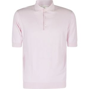 Filippo De Laurentiis, Heren, Tops, Roze, Maat: 2XL Katoen,