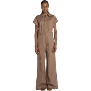 Nine In The Morning, Dames, Jumpsuits & Playsuits, Bruin, Maat: W27 Katoen,