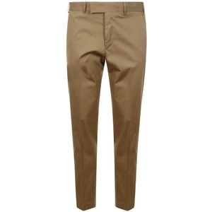 PT Torino, Heren, Broeken, Bruin, Maat: 4XL Katoen,
