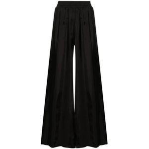 Fabiana Filippi - Wijde Broek - Zwart - Dames - Wol