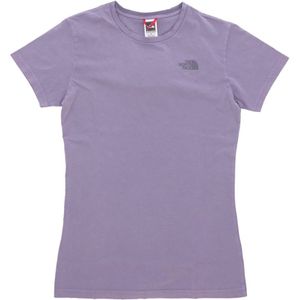 The North Face, Dames, Tops, Paars, Maat: S Katoen,