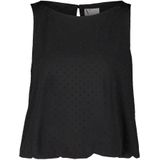 Vera Mont - Shirt - Zwart - Mouwloos - Normale Pasvorm