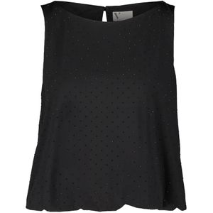 Vera Mont - Shirt - Zwart - Mouwloos - Normale Pasvorm