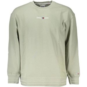 Tommy Hilfiger, Heren, Sweatshirts & Hoodies, Groen, Maat: L Katoen,