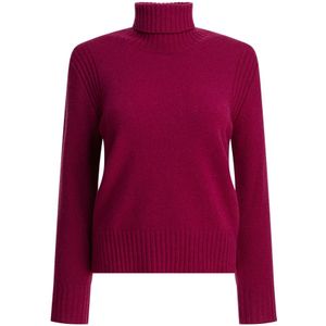 Kangra, Dames, Truien, Paars, Maat: M Wol,