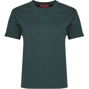 Gucci, Dames, Tops, Groen, Maat: XS