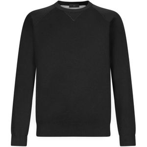 Liu Jo, Heren, Truien, Zwart, Maat: S Katoen,