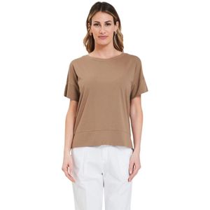 Alpha Studio, Dames, Tops, Bruin, Maat: XS