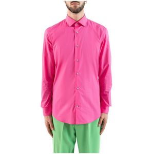 Corsinelabedoli, Heren, Overhemden, Roze, Maat: 2XL Katoen,