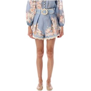 Zimmermann, Dames, Korte broeken, Veelkleurig, Maat: XS Linnen,