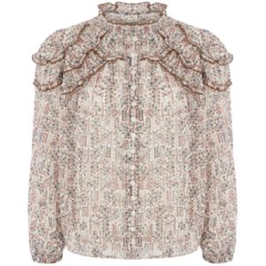 Isabel Marant, Dames, Blouses & Shirts, Beige, Maat: XS