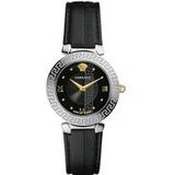 Versace Daphnis Zwitsers horloge voor vrouwen , Black , Dames , Maat: ONE Size