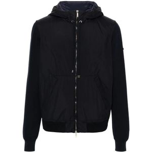 Peserico, Heren, Jassen, Blauw, Maat: XL Katoen,