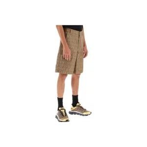 Versace Casual Shorts , Brown , Heren , Maat: L