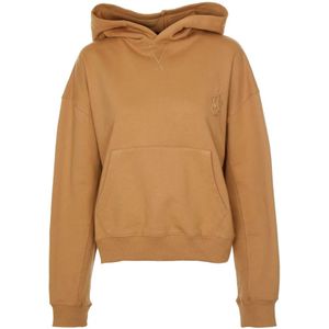 JW Anderson, Dames, Sweatshirts & Hoodies, Bruin, Maat: S Katoen,