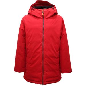 Aspesi, Heren, Jassen, Rood, Maat: 2XL Poliester,