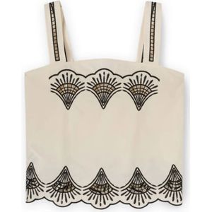 Motivi, Dames, Tops, Wit, Maat: 2XS Katoen,