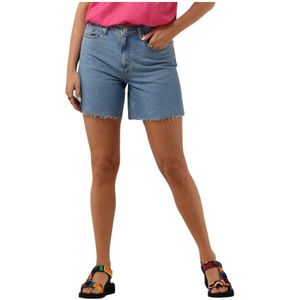 Envii, Dames, Korte broeken, Blauw, Maat: XS Denim,