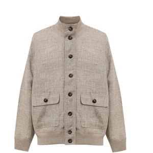 Gran Sasso, Heren, Jassen, Beige, Maat: L Linnen,