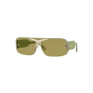 Burberry BE 3123 Zonnebril in Pale Gold/Green , Green , Dames , Maat: 60 MM