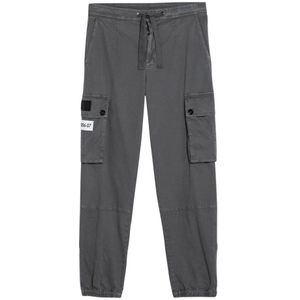 Dolce & Gabbana, Heren, Broeken, Grijs, Maat: M