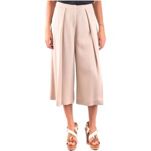 Fabiana Filippi, Dames, Broeken, Beige, Maat: S Poliester,