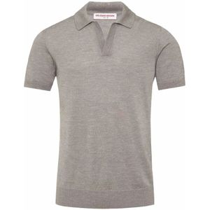 Orlebar Brown, Heren, Tops, Grijs, Maat: L Linnen,