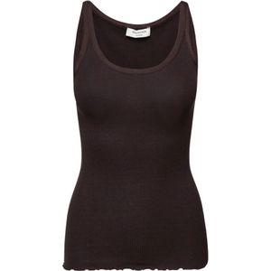 Rosemunde, Dames, Tops, Bruin, Maat: M Zijde,