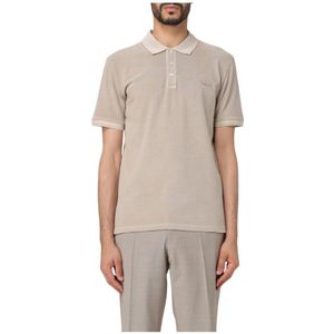 Woolrich, Heren, Tops, Beige, Maat: L Katoen,