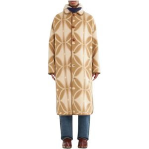 Etro, Heren, Mantels, Beige, Maat: M Wol,