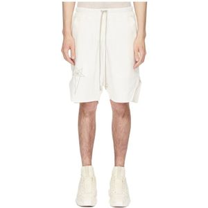 Rick Owens, Heren, Korte broeken, Wit, Maat: M Katoen,