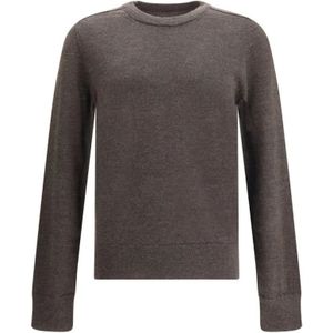 Maison Margiela, Heren, Truien, Bruin, Maat: L Wol,