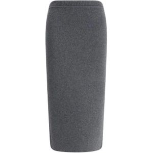 Tom Ford, Dames, Rokken, Grijs, Maat: S Kasjmier,