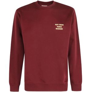 Drole de Monsieur, Heren, Sweatshirts & Hoodies, Rood, Maat: S Katoen,