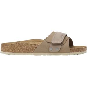 Birkenstock, Dames, Schoenen, Beige, Maat: 41 EU Leer,