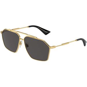 Dolce & Gabbana - DG2303 - Zonnebrillen - Goud - Metaal - Piloot